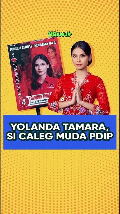 Yolanda Tamara Si Caleg Muda Pdip Video Dailymotion