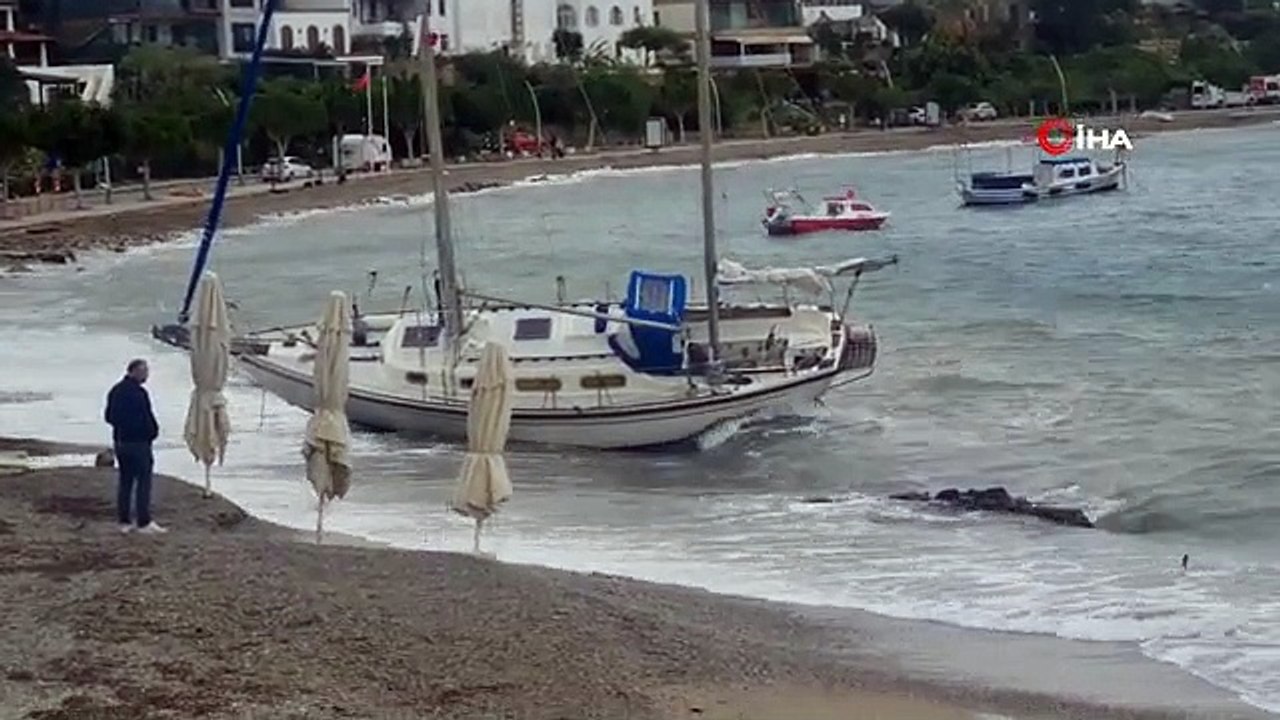 Bodrum Da Kuvvetli R Zgar Deniz Ula M N Olumsuz Etkiledi