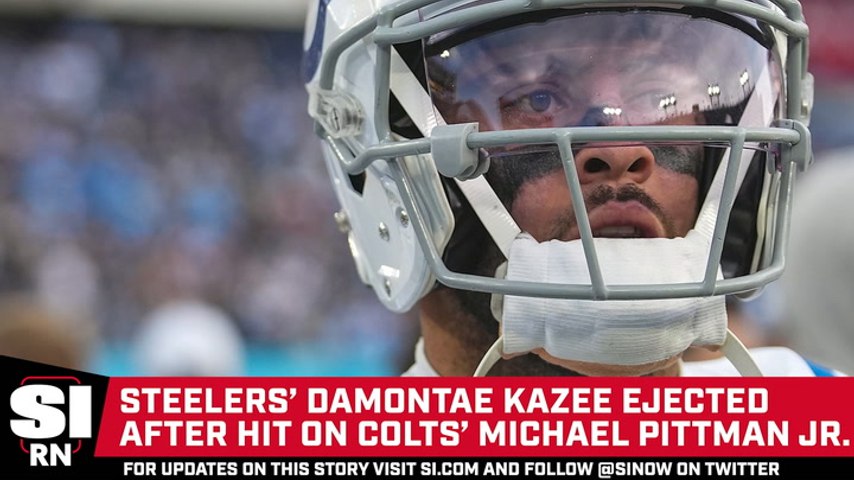 Steelers Damontae Kazee Ejected After Scary Hit On Colts Michael