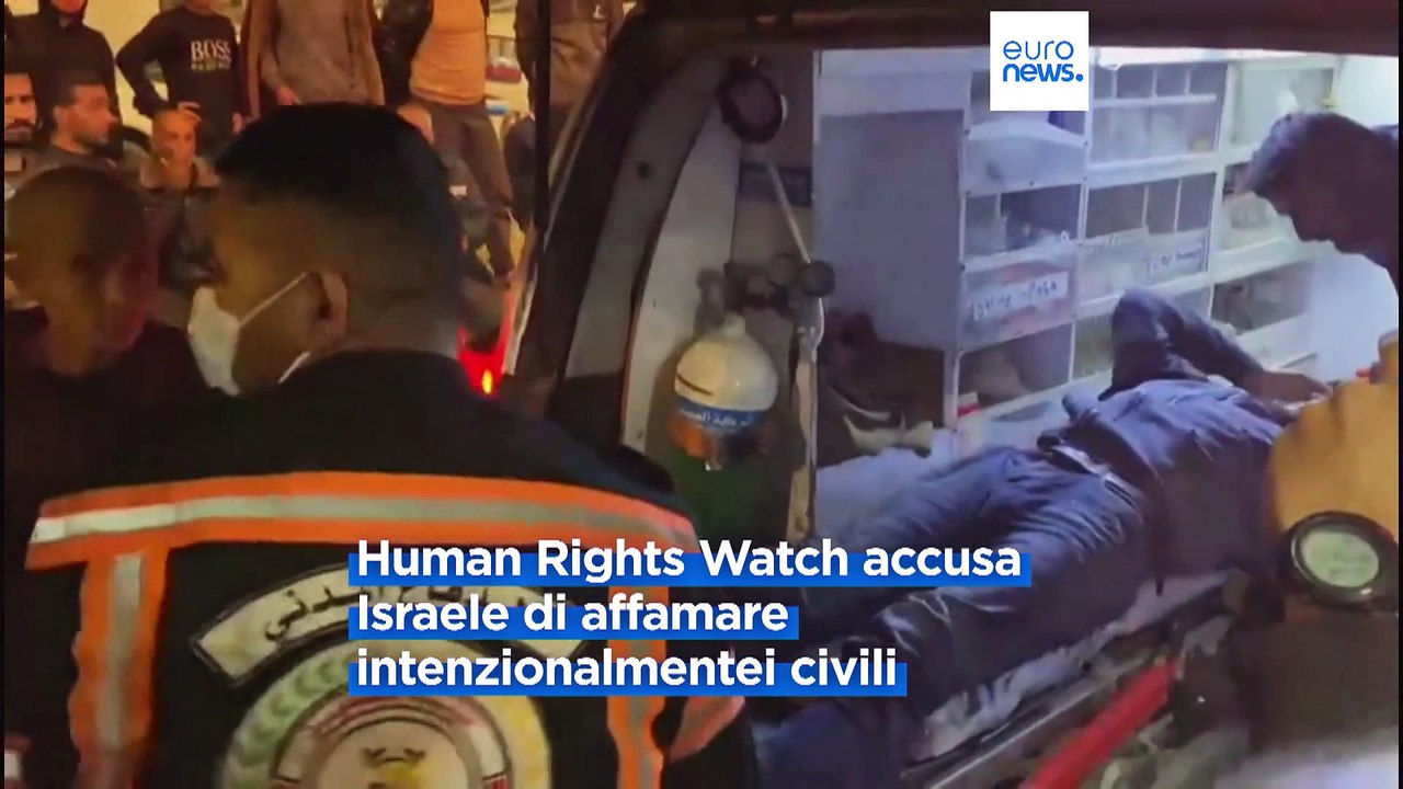 Le Accuse Di Hrw A Israele A Gaza Usa La Fame Come Arma Atteso Voto