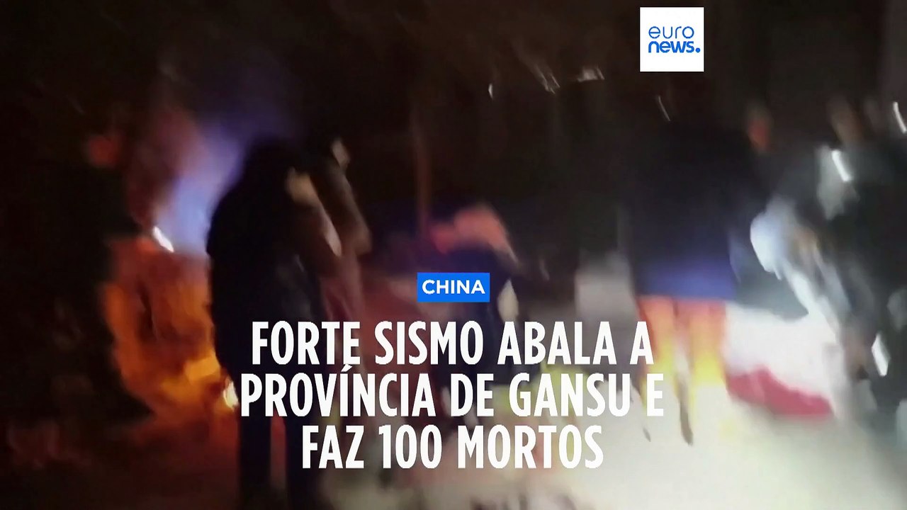 Sismo no noroeste da China faz mais de 100 mortos Vídeo Dailymotion