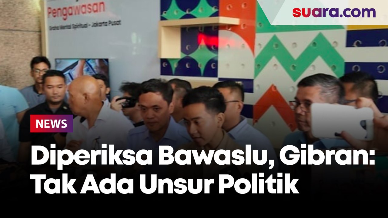 Diperiksa Bawaslu Jakpus Gibran Tegaskan Bagi Bagi Susu Gratis Di CFD