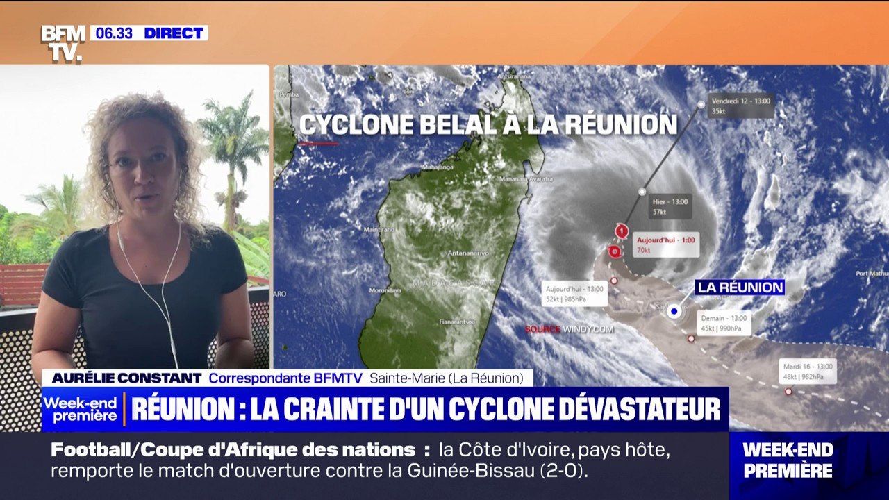 La R Union Se Pr Pare L Arriv E Du Cyclone Belal Vid O Dailymotion