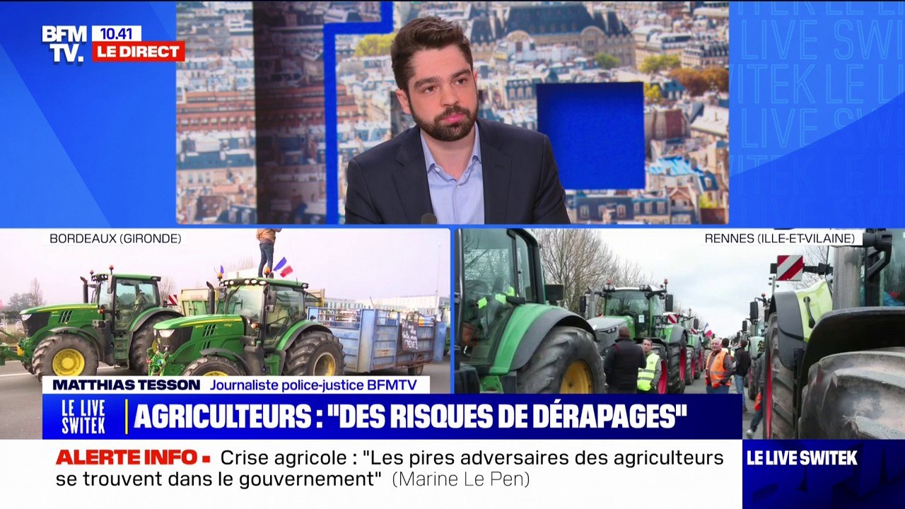 Col Re Des Agriculteurs Les Services Du Renseignement S Inqui Tent D