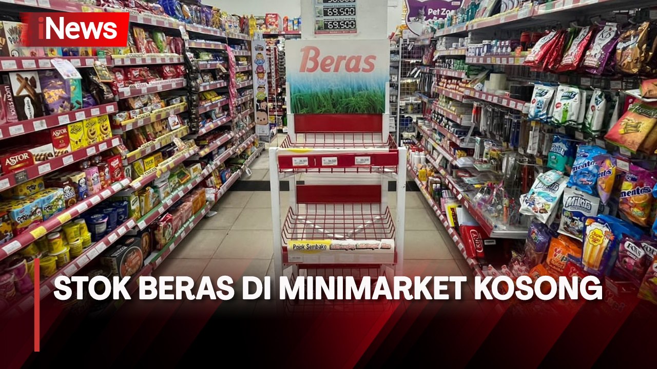 Kenaikan Harga Beras Stok Di Minimarket Jakarta Kosong Video Dailymotion