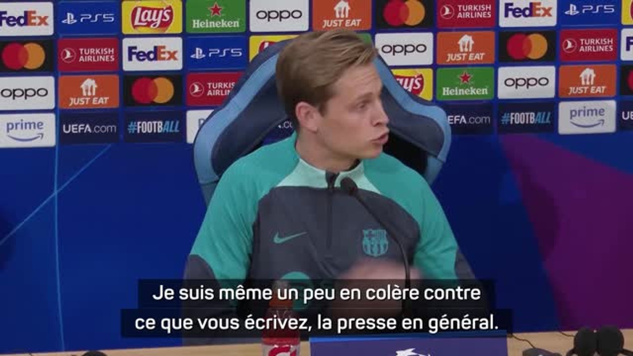 Barcelone De Jong Accuse Les Journalistes De Mentir Et Vous Navez