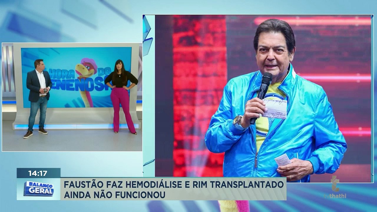 Transplante de rim para Faustão necessita de hemodiálise Vídeo