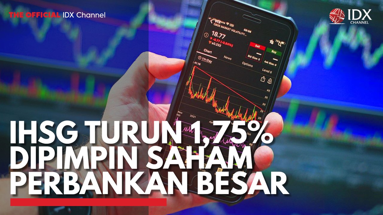 Ihsg Turun Dipimpin Saham Perbankan Besar Video Dailymotion