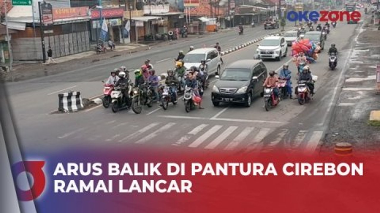 H Arus Balik Lebaran Jalur Arteri Pantura Cirebon Ramai Lancar