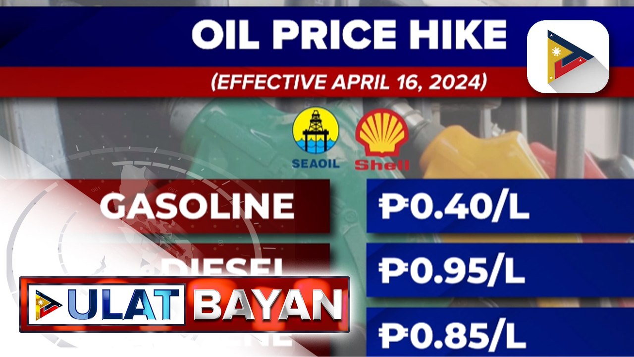 Dagdag Presyo Sa Mga Produktong Petrolyo Ipatutupad Bukas Video