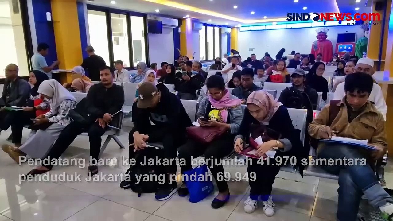 Jumlah Pendatang Baru Usai Lebaran Di Jakarta Alami Penurunan Video