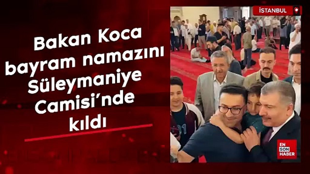 Sa L K Bakan Koca Bayram Namaz N S Leymaniye Camisi Nde K Ld