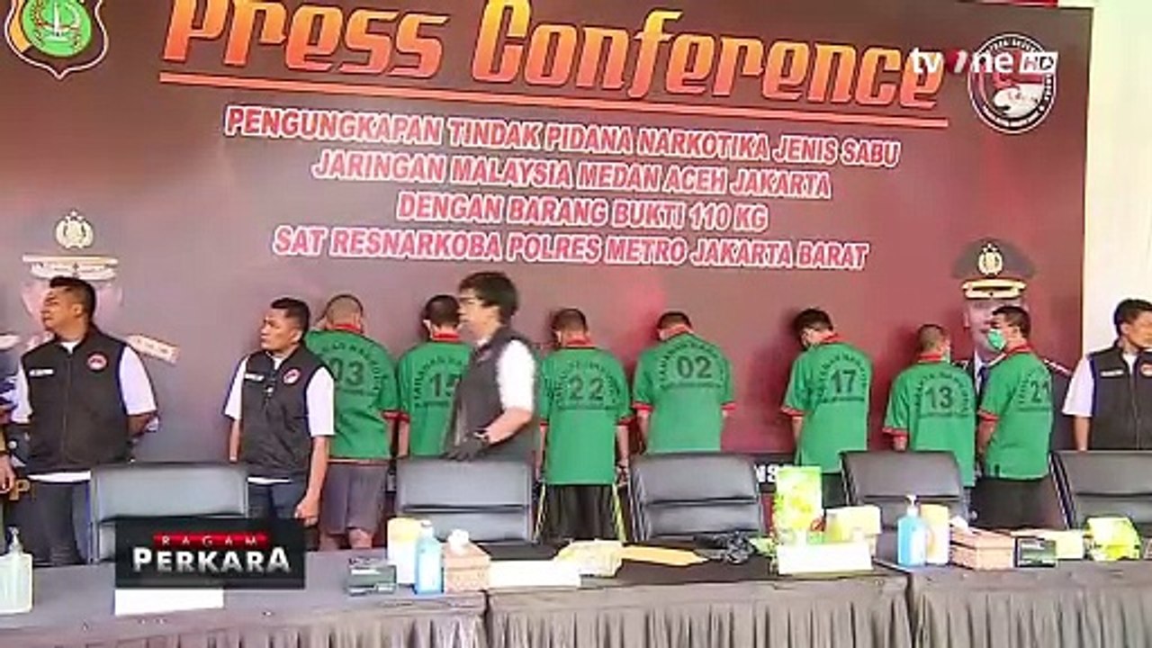 Polisi Bongkar Peredaran 110 Kg Sabusabu Jaringan Internasional Ragam