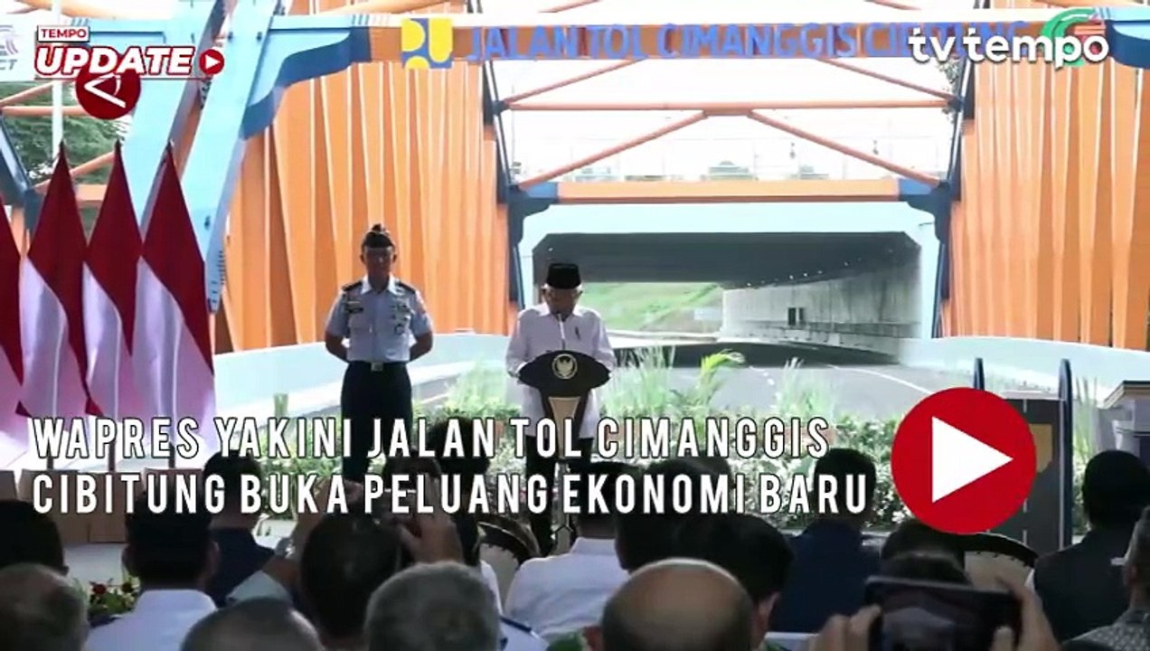 Wapres Yakini Jalan Tol Cimanggis Cibitung Buka Peluang Ekonomi Baru