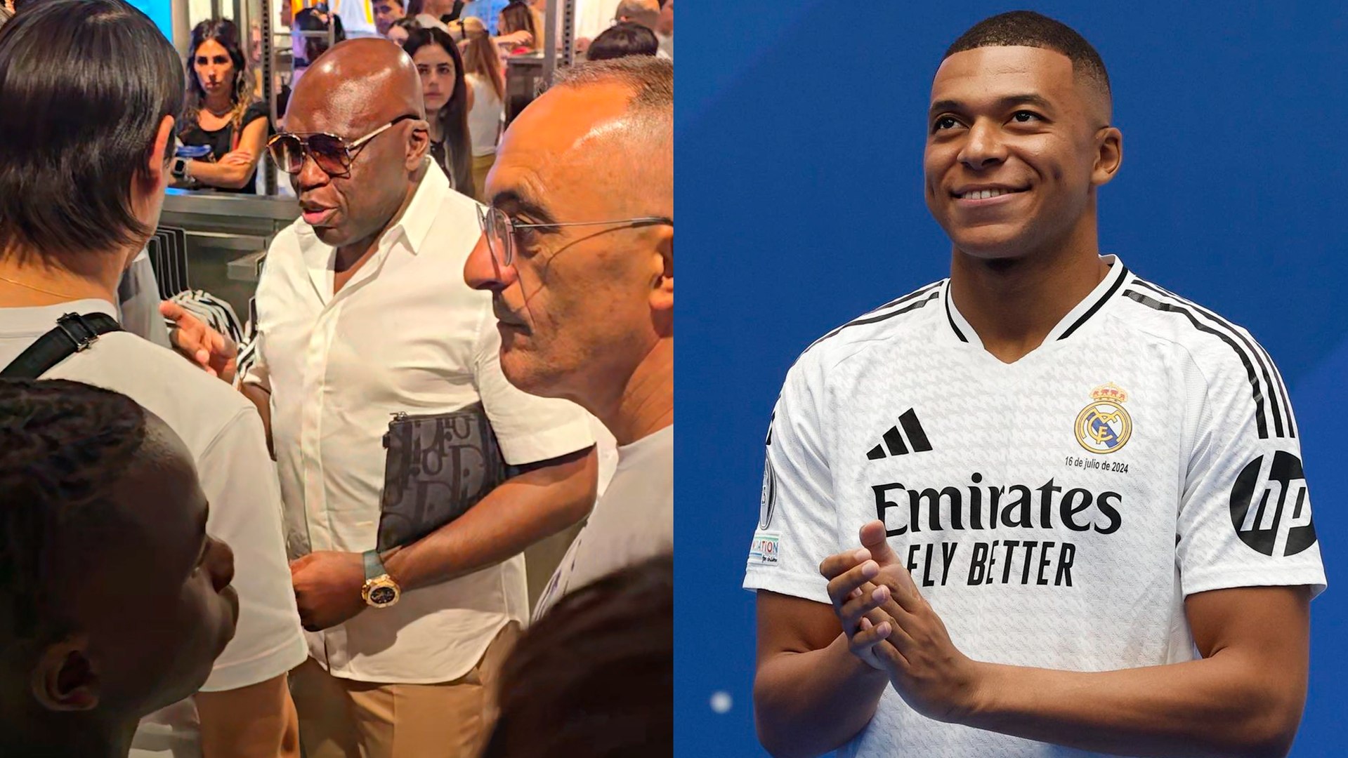 Padre de Mbappé compra más de 100 camisetas del Real Madrid con el