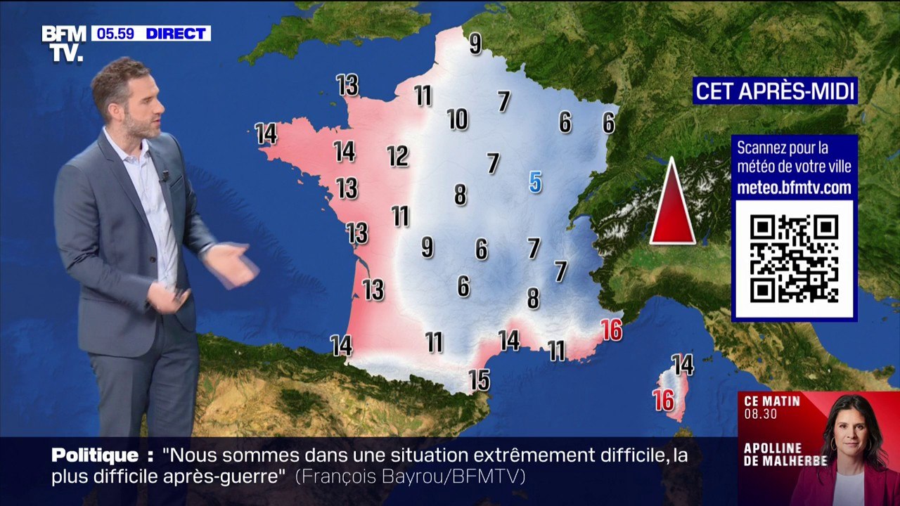 Une France Partag E Avec De La Grisaille Et Un Peu De Pluie L Ouest