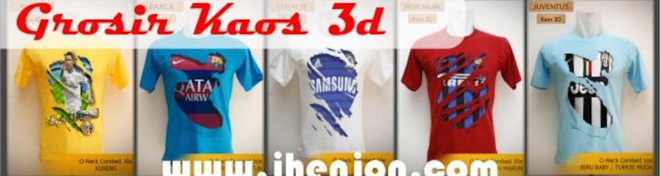 Grosir Kaos 3d