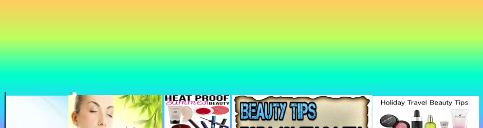 Beauty tips by Sher Jang