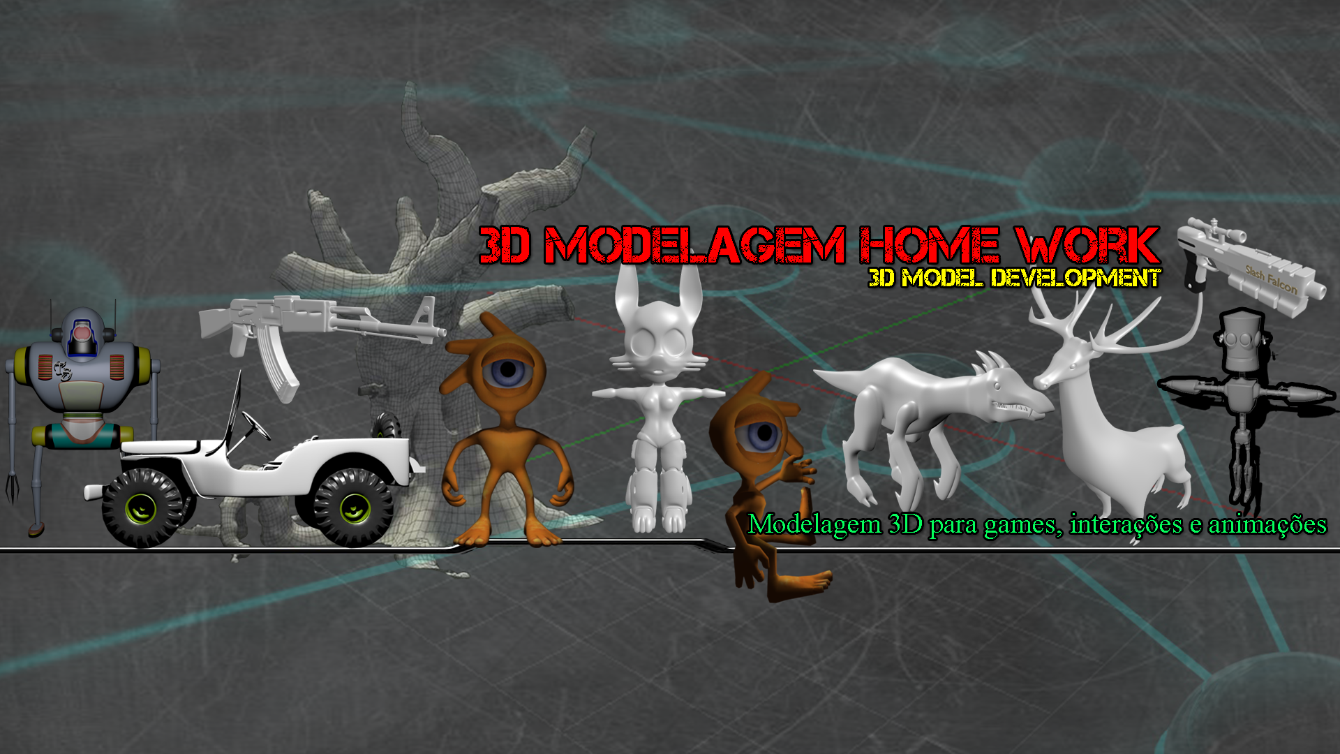 3D Modelagem Home Work