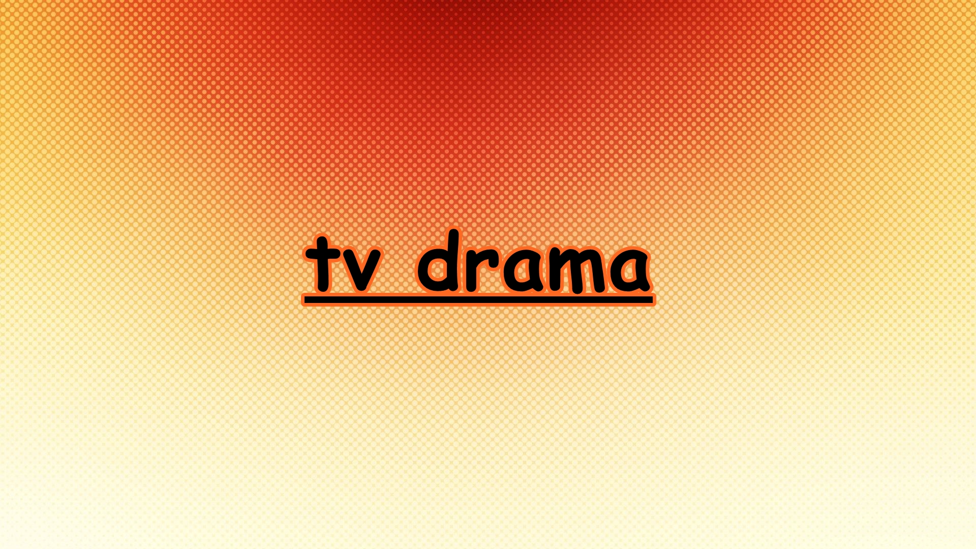 tv drama