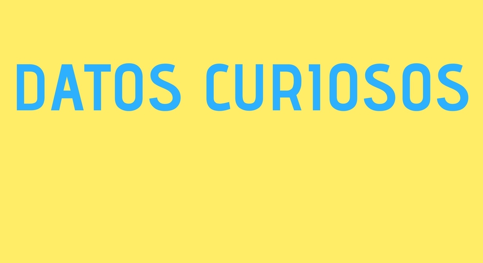 Datos Curiosos