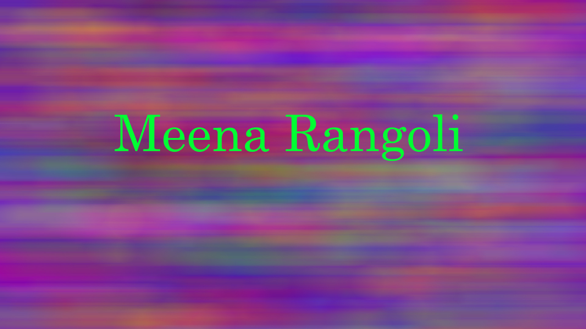 Meena Rangoli
