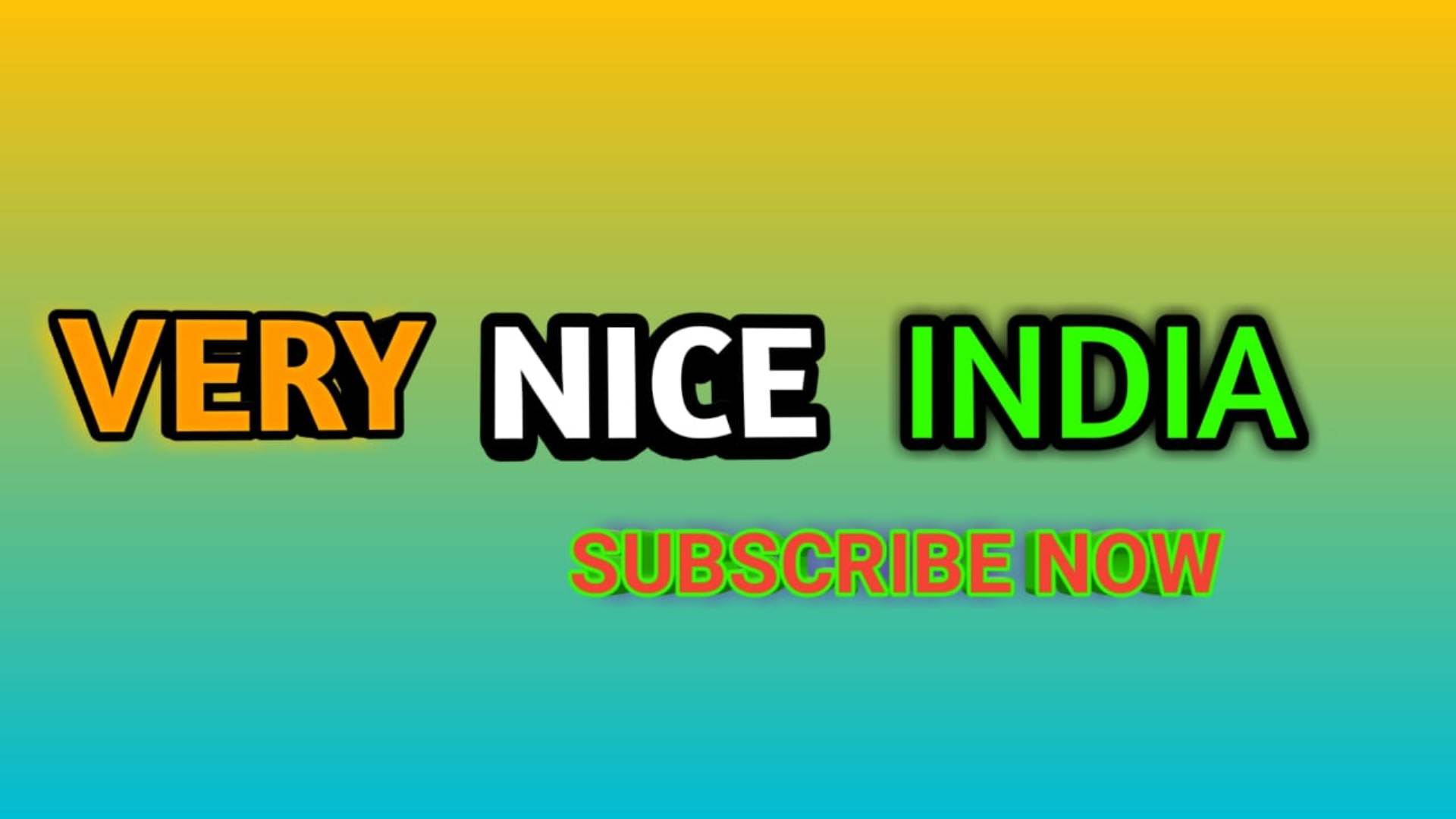 VERY NICE INDIA