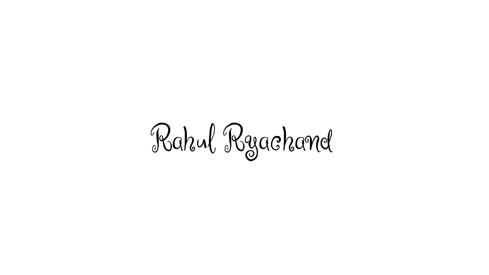 Rahul Ryachand