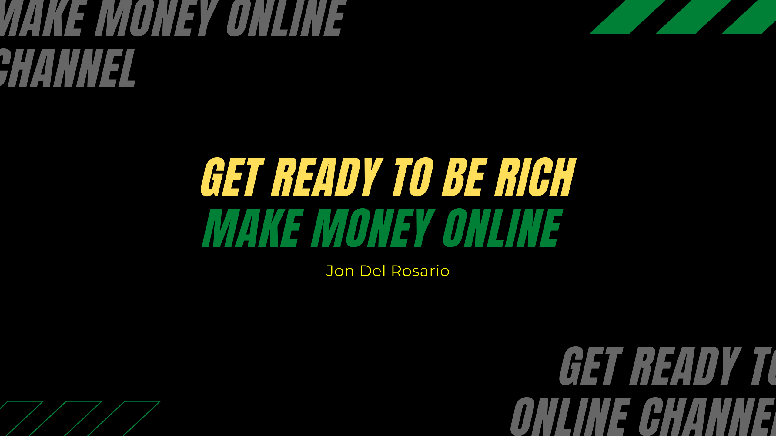 Get Ready To Be Rich