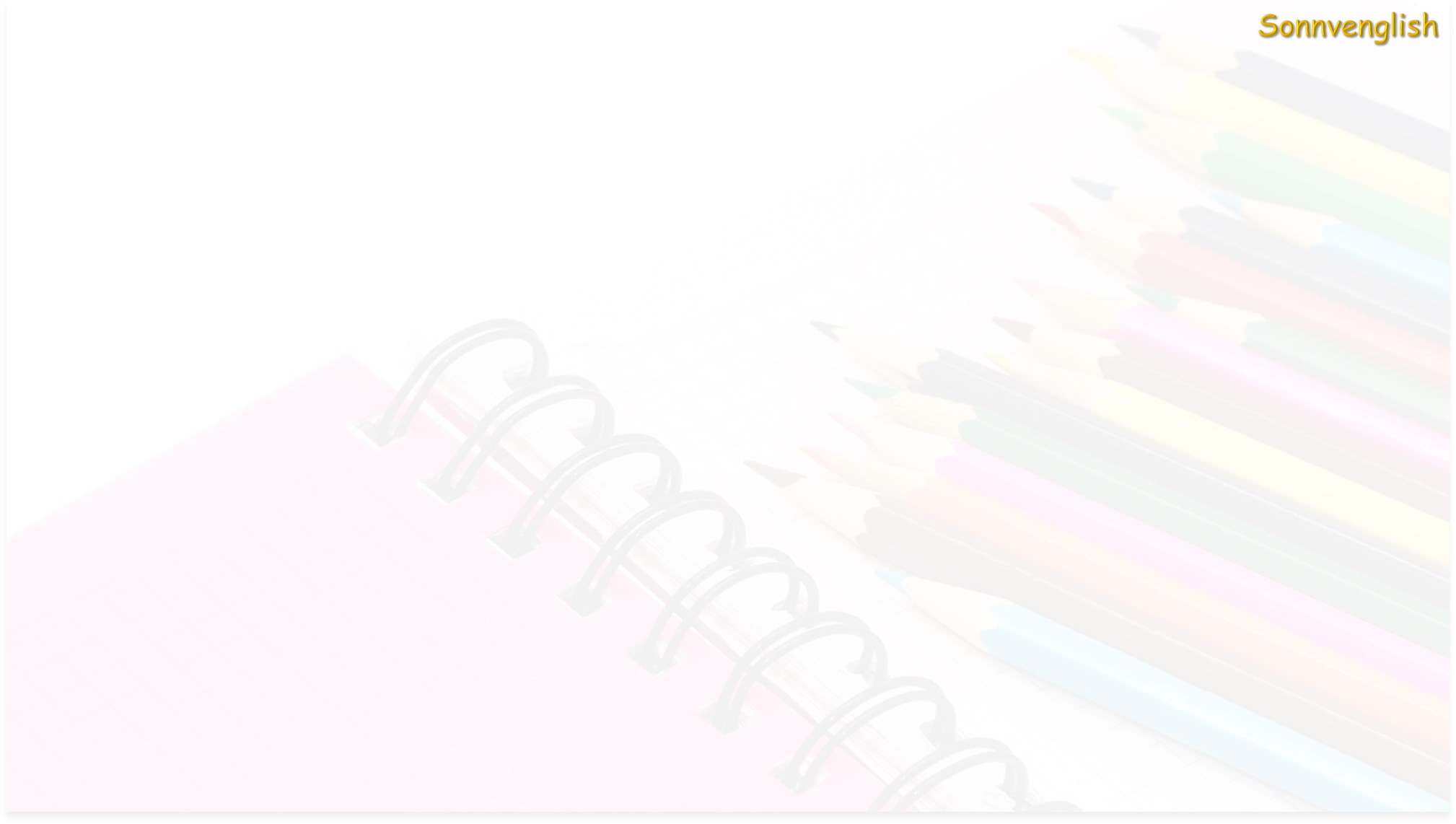 Sonnvenglish