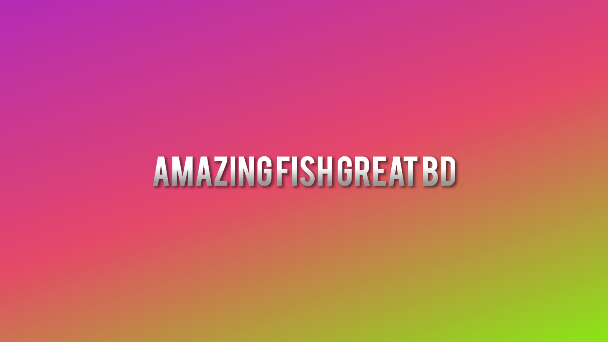 Amazing Fish Great BD