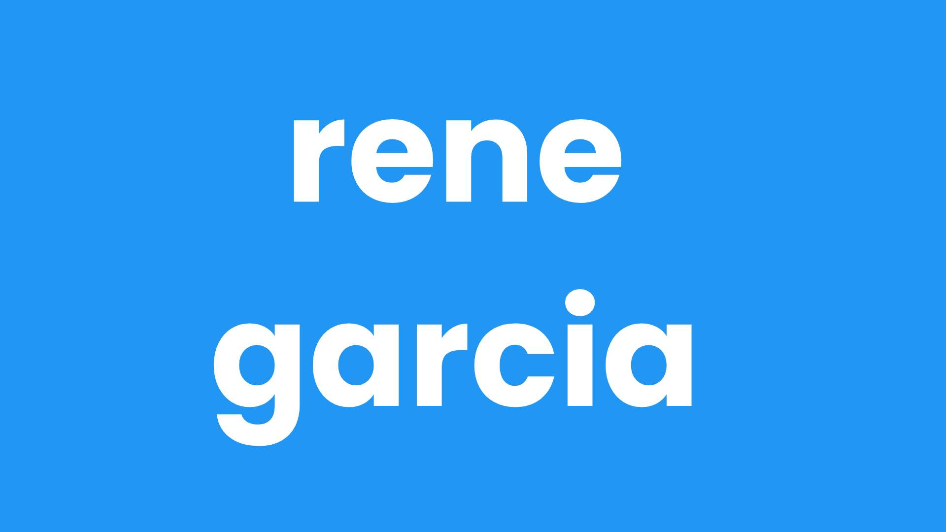 rene garcia videos