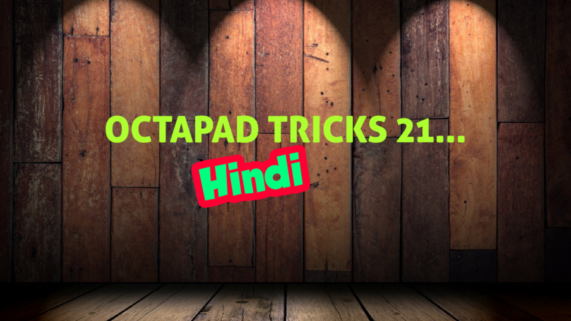 Octapad tricks21