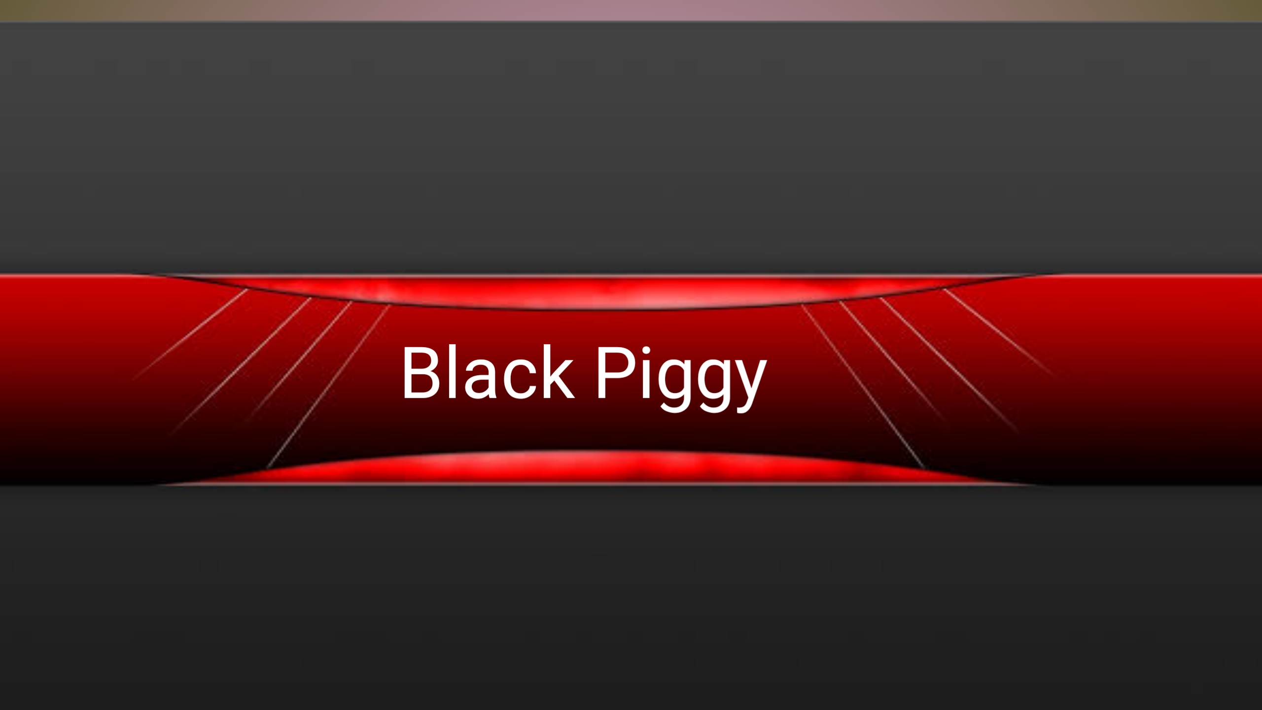 Black Piggy