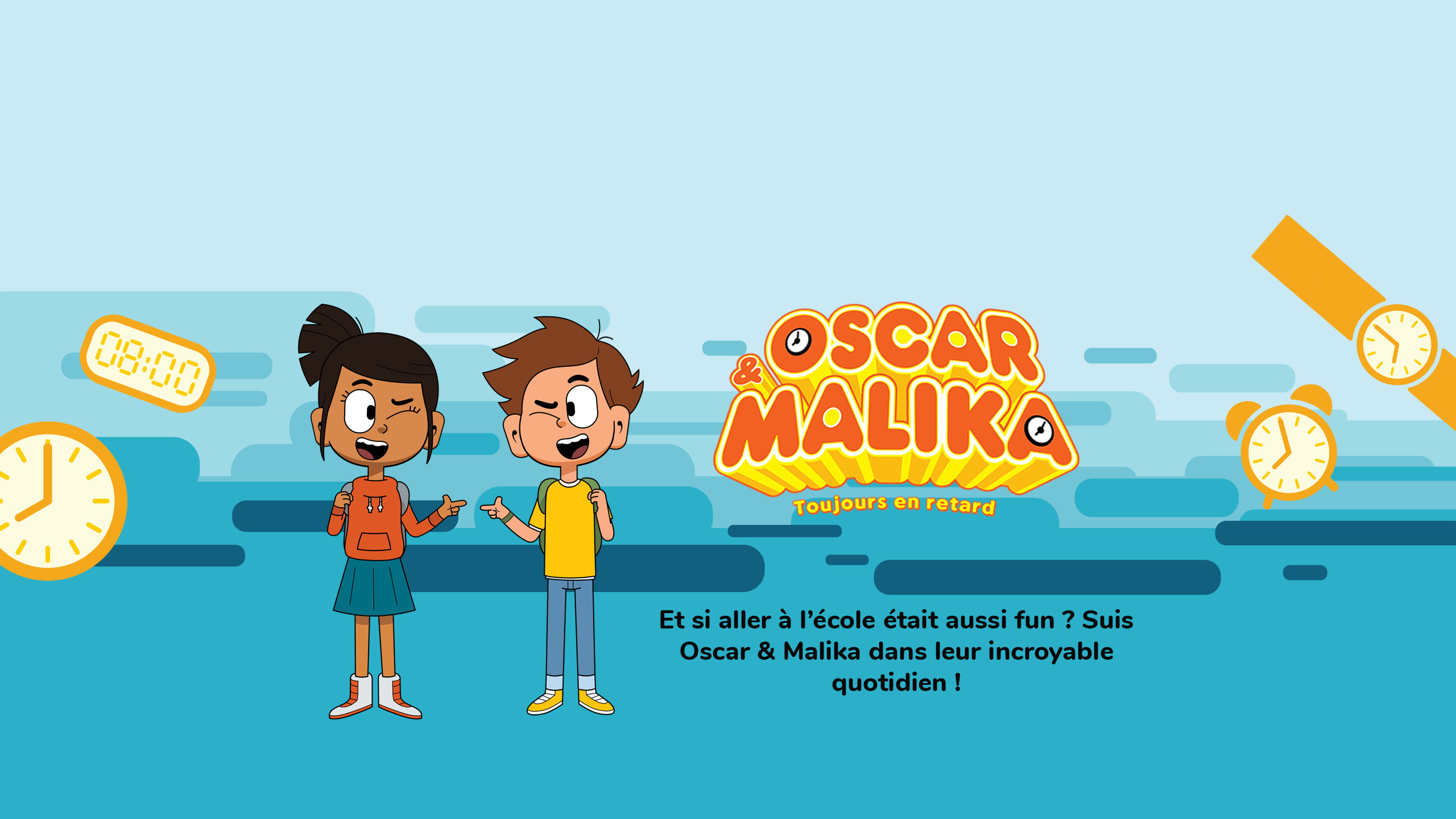 Oscar et Malika, toujours en retard - Officiel