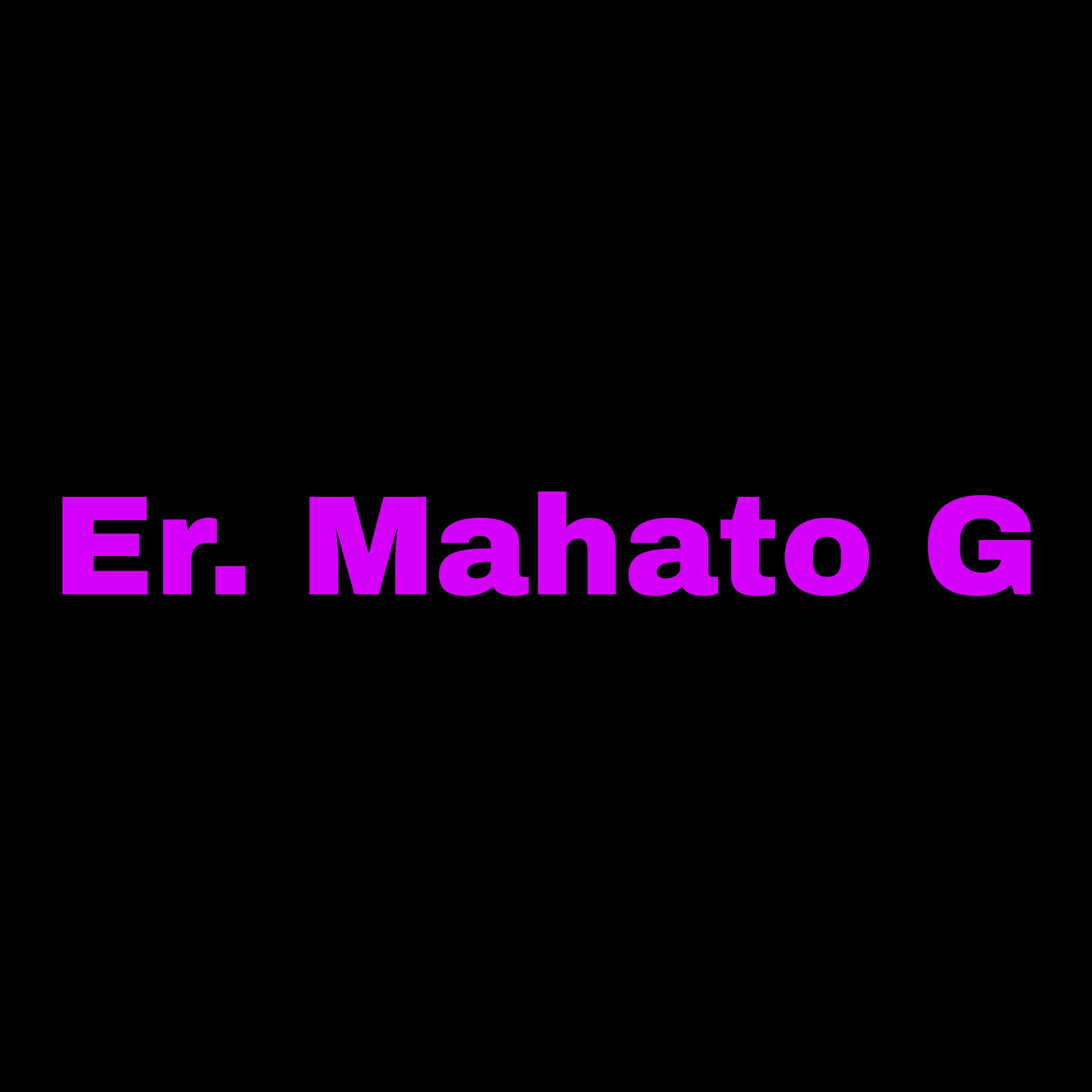Er. Mahato G