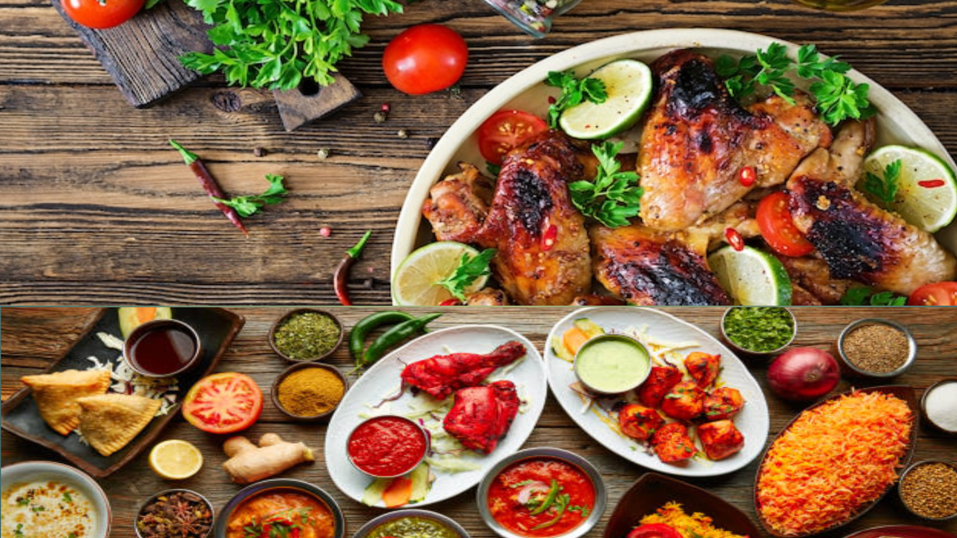 Delicious food with Sarah