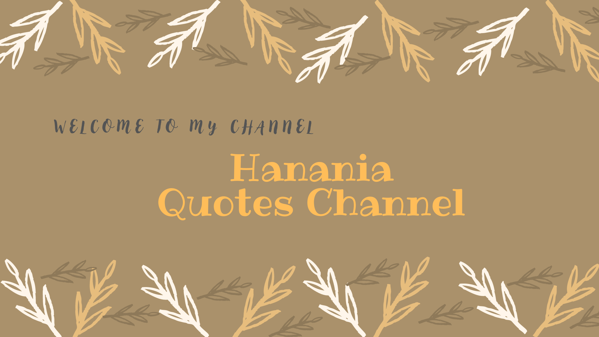 Hanania Quotes Channel