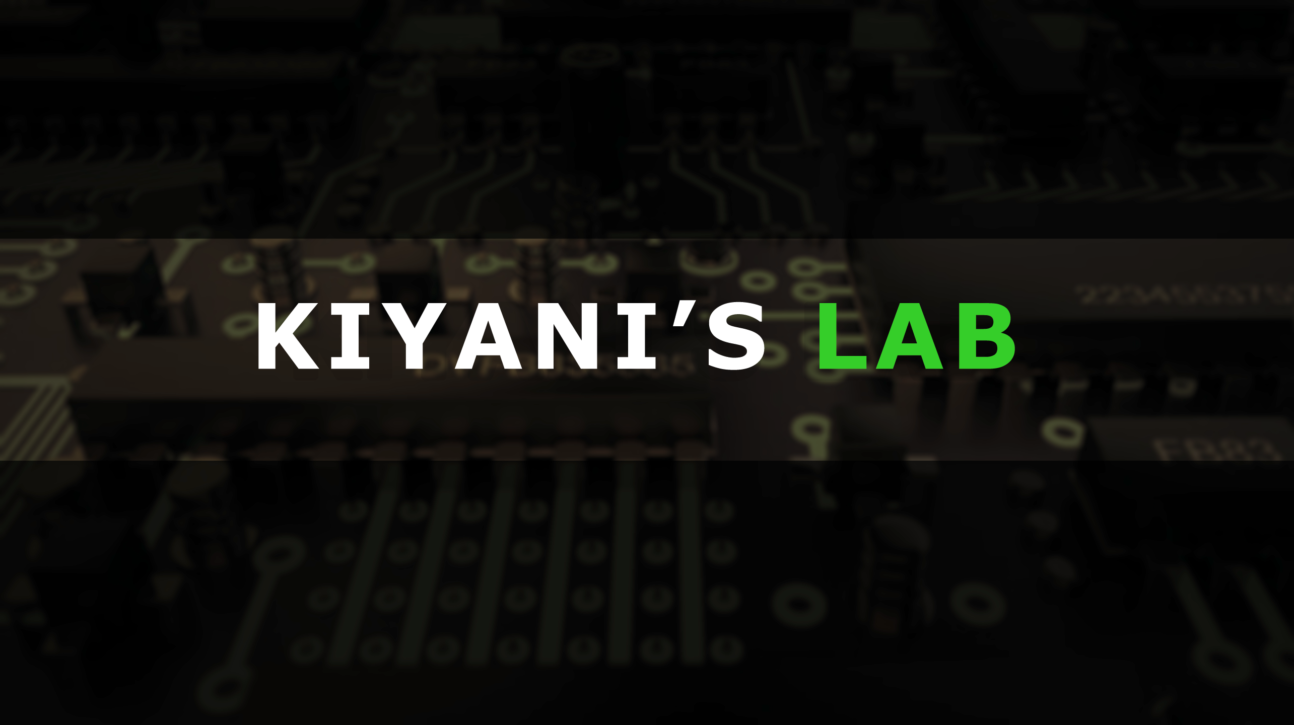 Kiyani's Lab