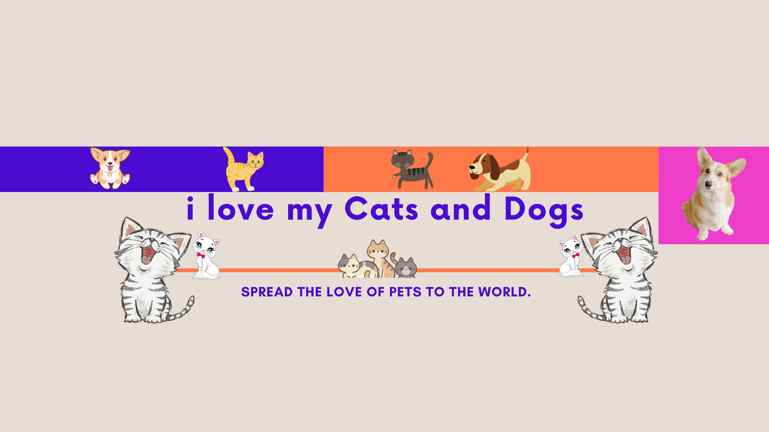 i  love my Cats and Dogs