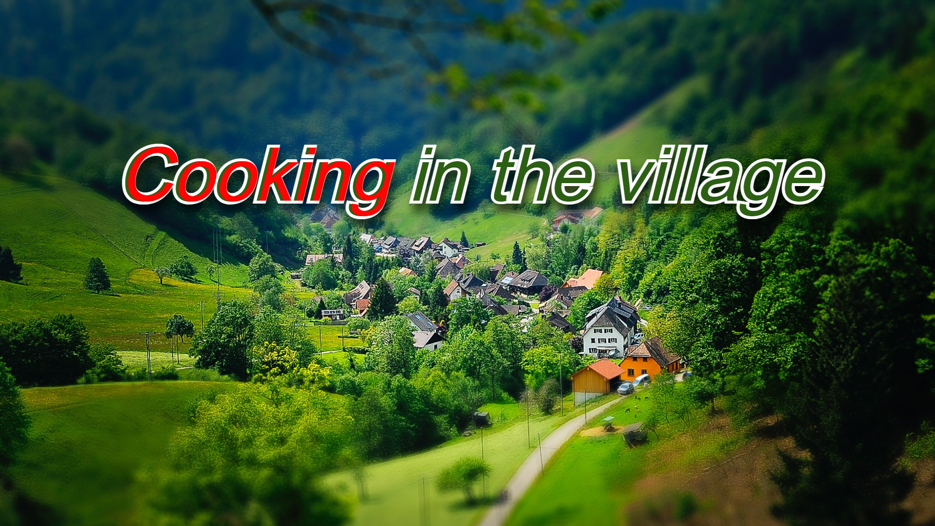 Cooking in the village