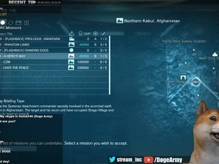 Metal Gear DOGE 5: The Phantom Bone Gameplay Walkthrough / Let's Play V / LIVE Stream