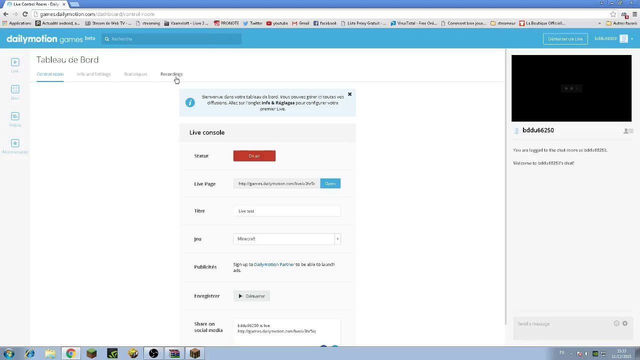 Live test