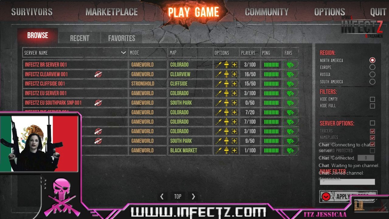 ITZJESSICA Playing InFectZ