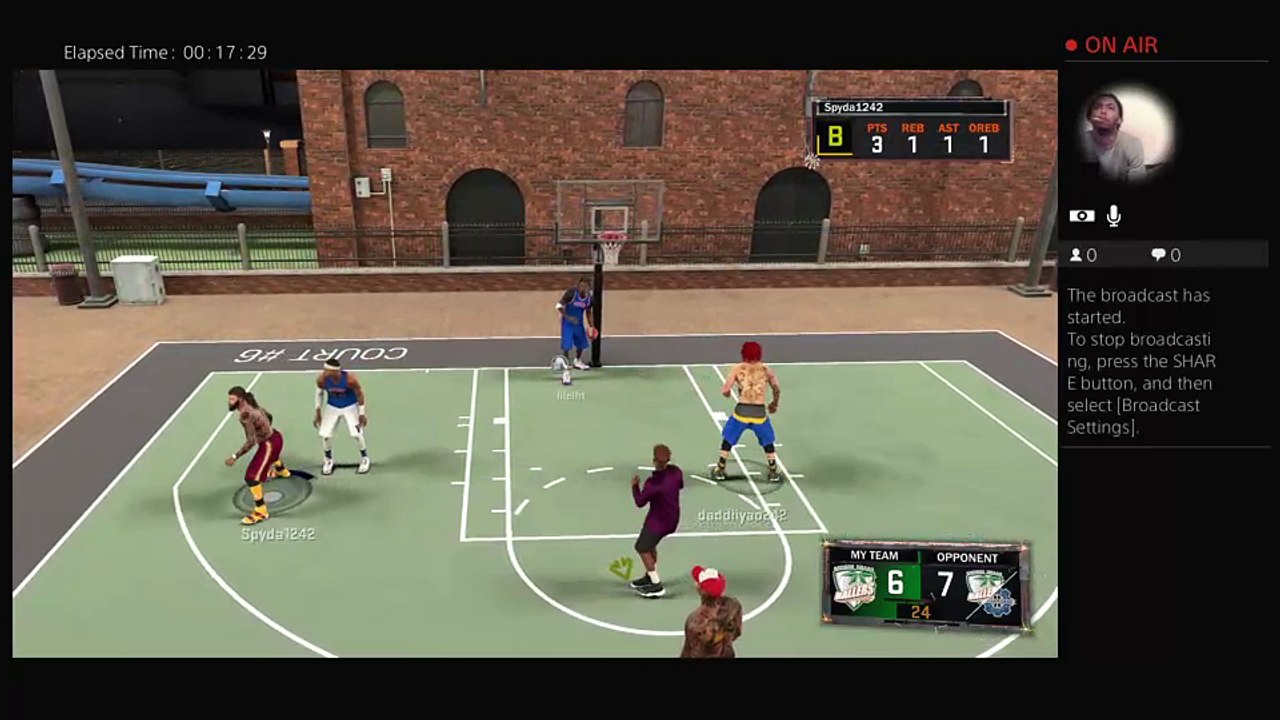 Spyda1242's live ps4 broadcast