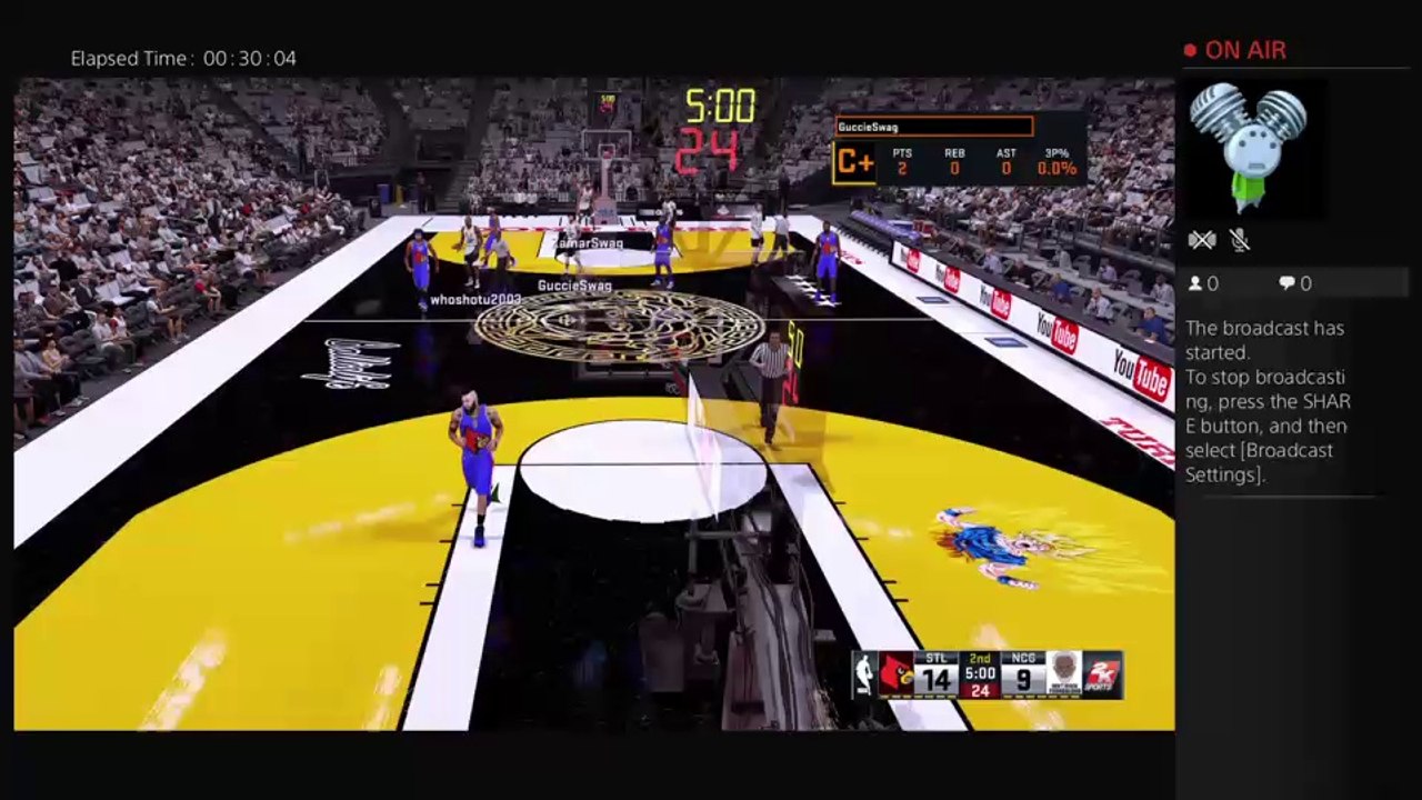 GuccieSwag's Live PS4 Broadcast