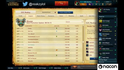 [Team E2G] LoL Ranked
