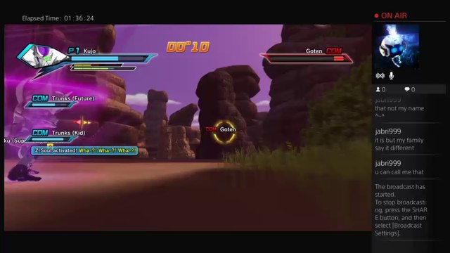 Dragon ball xenoverse (livestream)