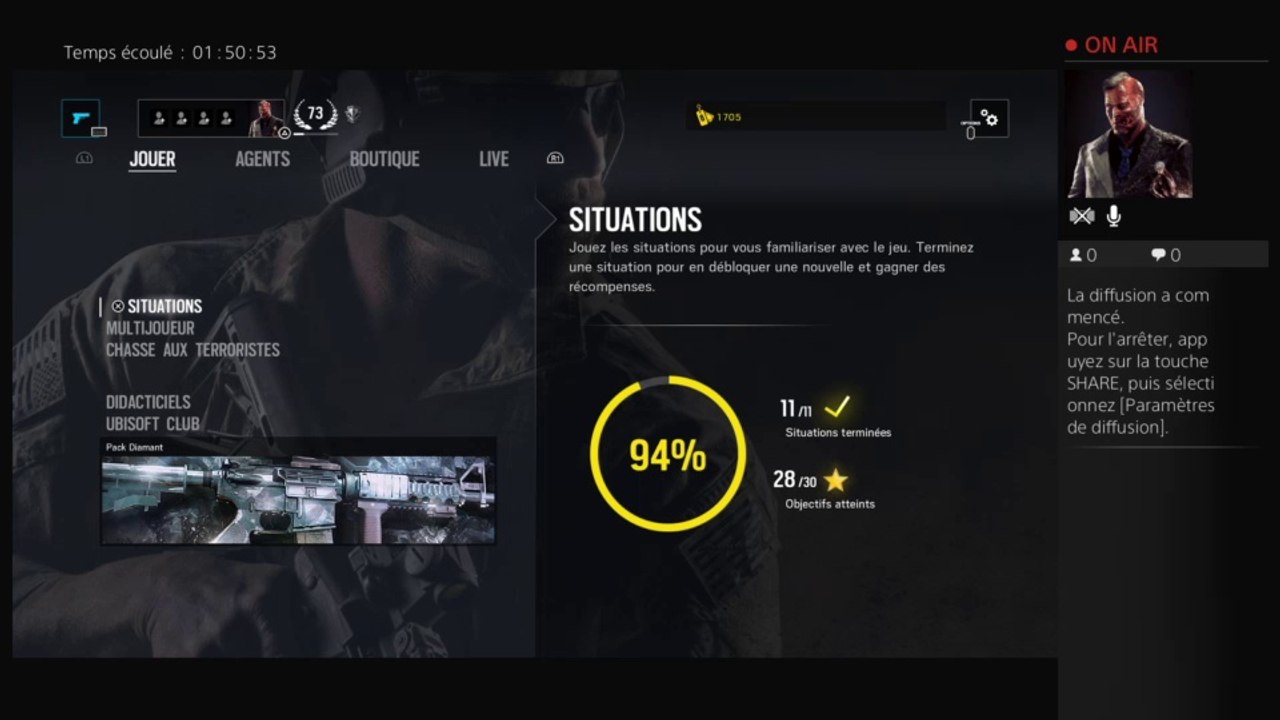 Diffusion PS4 en direct de zepplong59