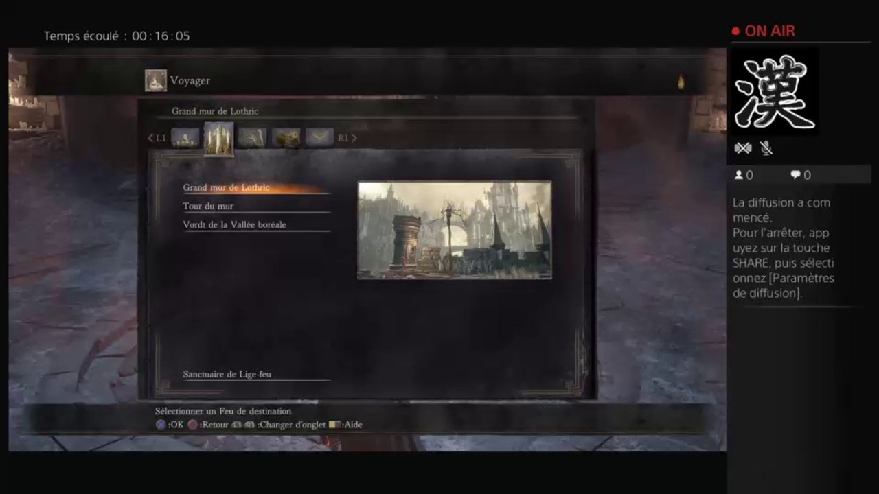 Diffusion PS4 en direct de vodka-bifle